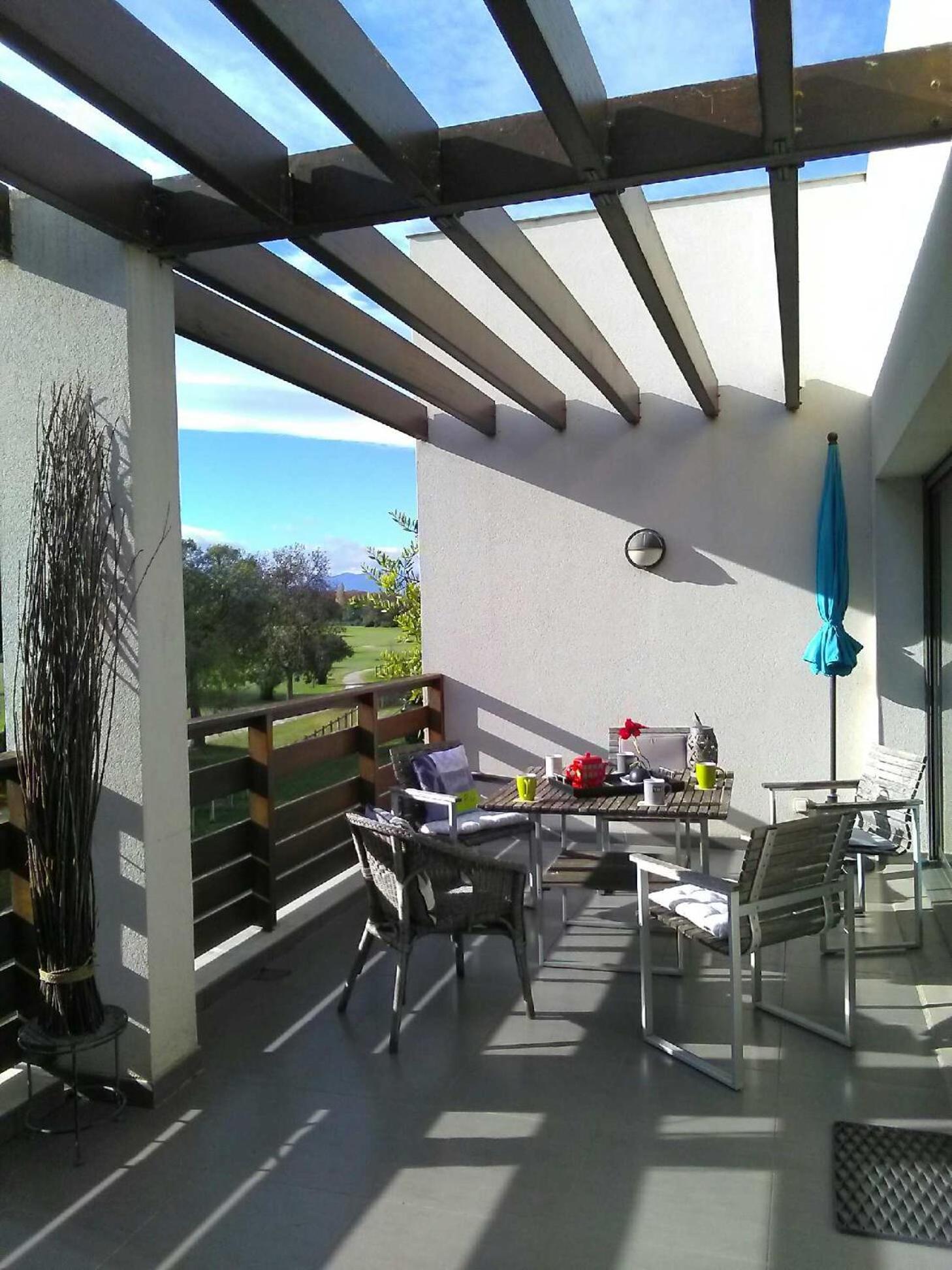 Vert Paradis - Vue Apaisante Sur Golf, Pins Parasols, 2E Etage - 80 M2 Dont Terrasse Avec Pergola, 2 Chambres, 3Et Iles, 3 Clim, Wifi - Piscine, Parking Et Park A Velos, Ascenseur - En Option Linge, Menage - Pistes Cyclables, Mer A Proximite Saint-Cyprien (Pyrenees-Orientales) Exterior foto
